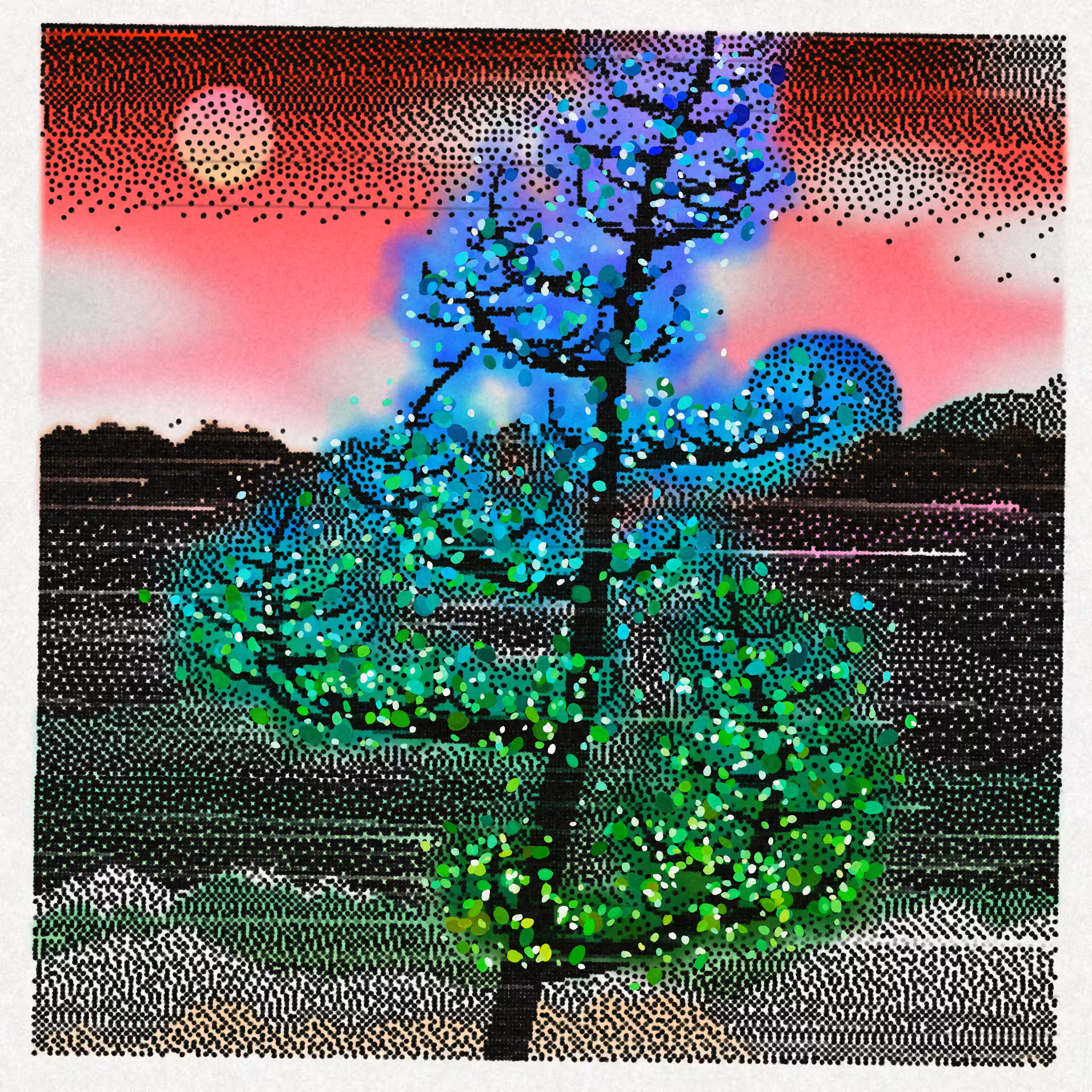 Dithered Branches #102