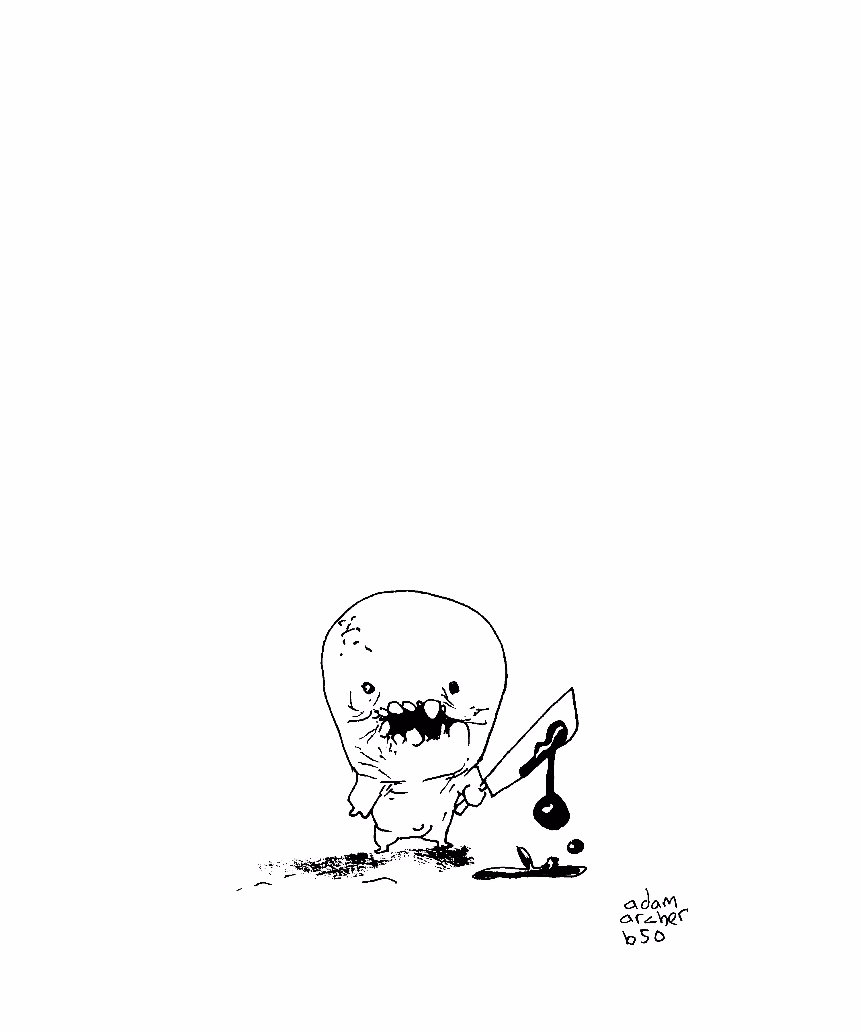  adam archer's doodles: black series 050