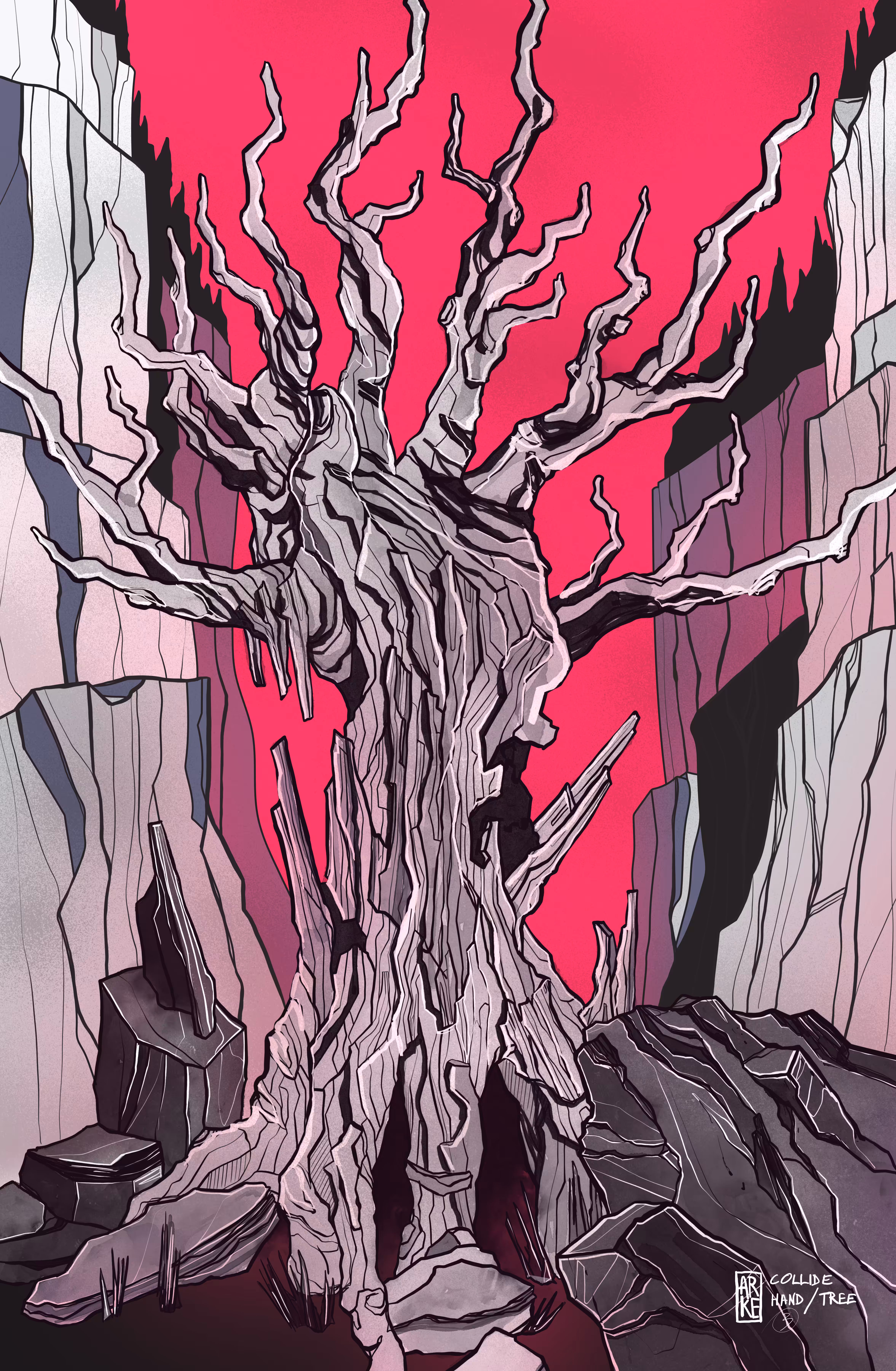 COLLIDE by Arke - Hand / Tree - B