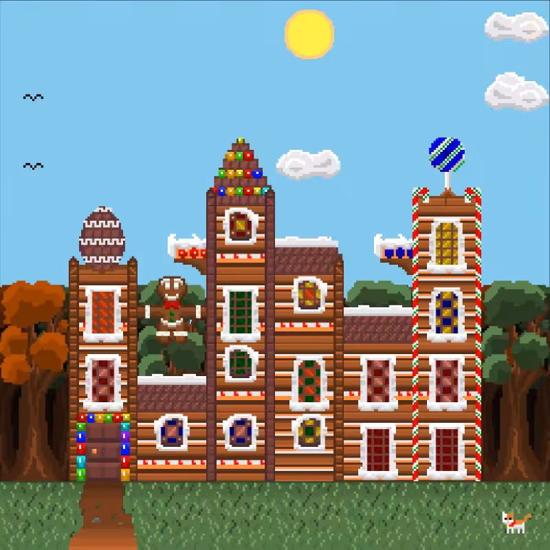 2D Mansion Candy House