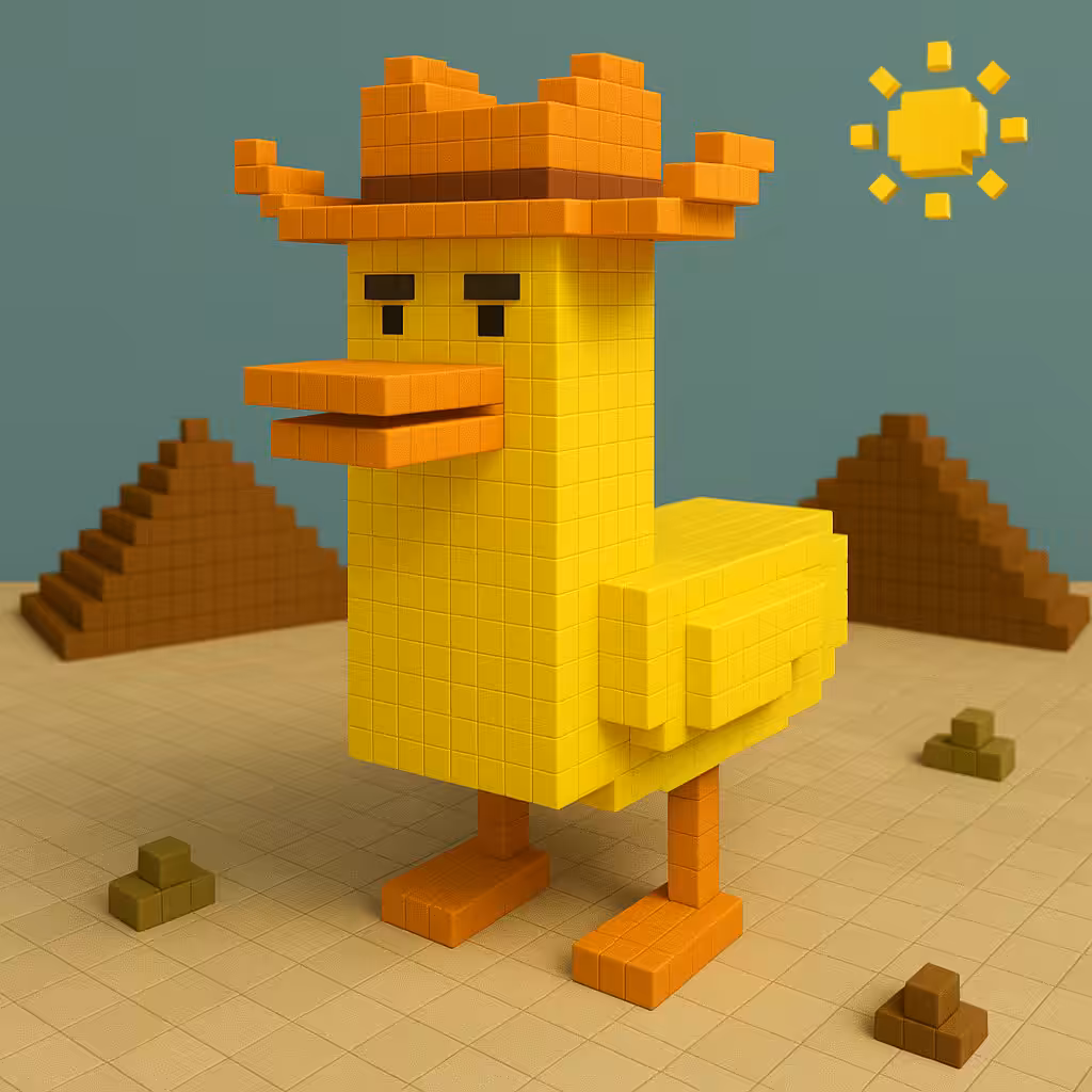 DUDE DUCK MEXICO PYRAMID 