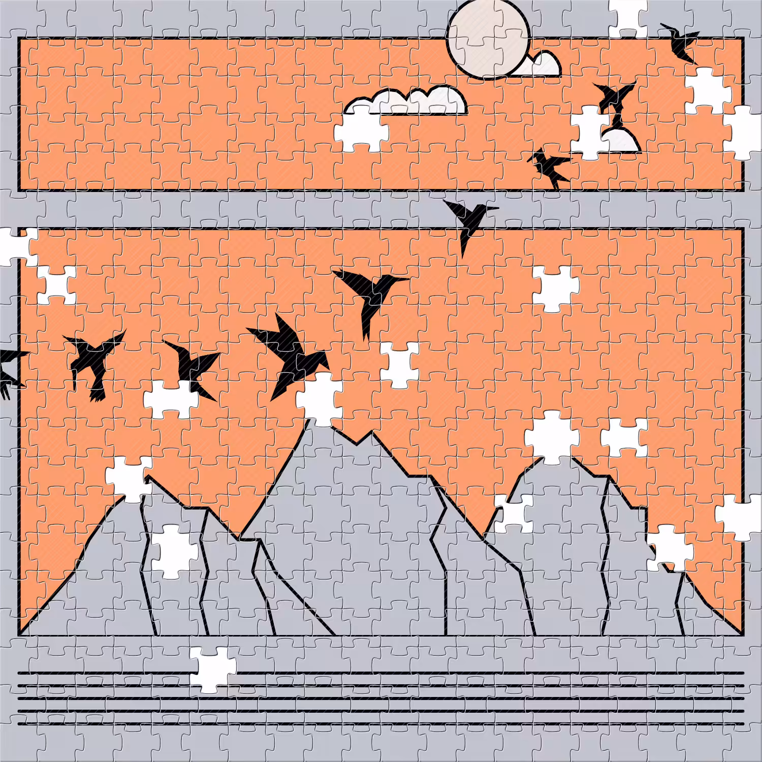 Puzzles & Birds #12