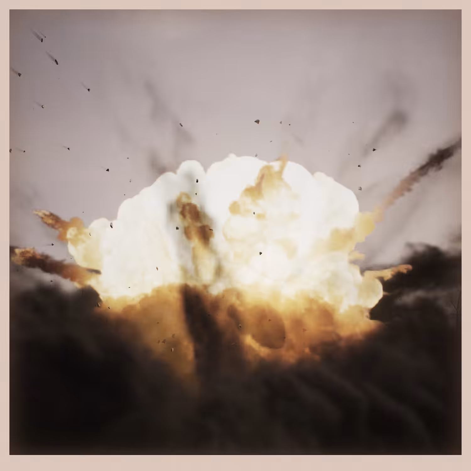 Nuclear postcard #02 - Blast