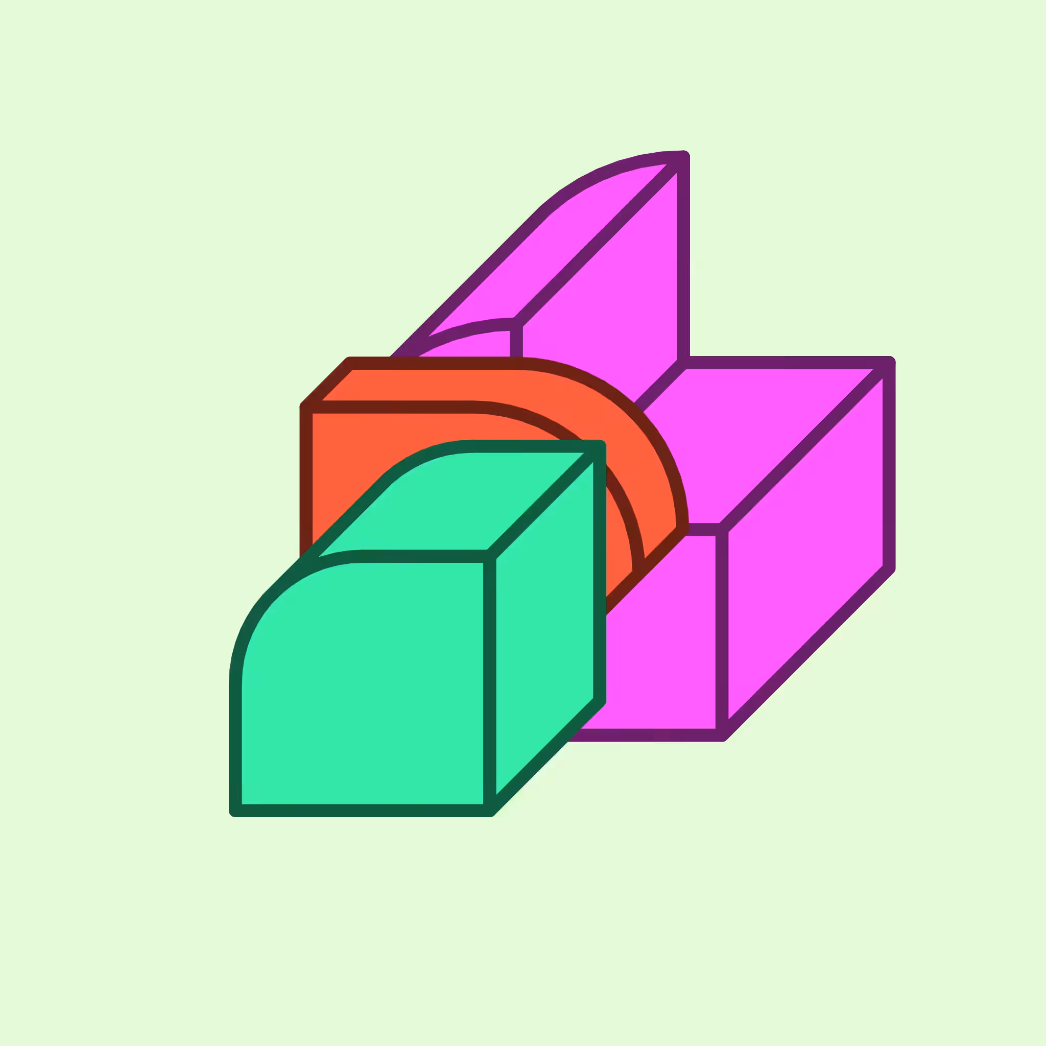 Calm shapes #536
