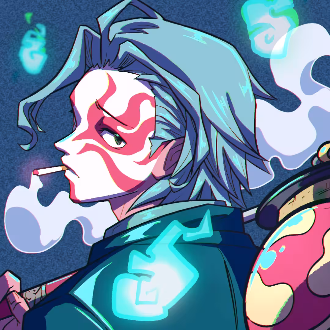PFP - Blue Flame Vicious [Commission]