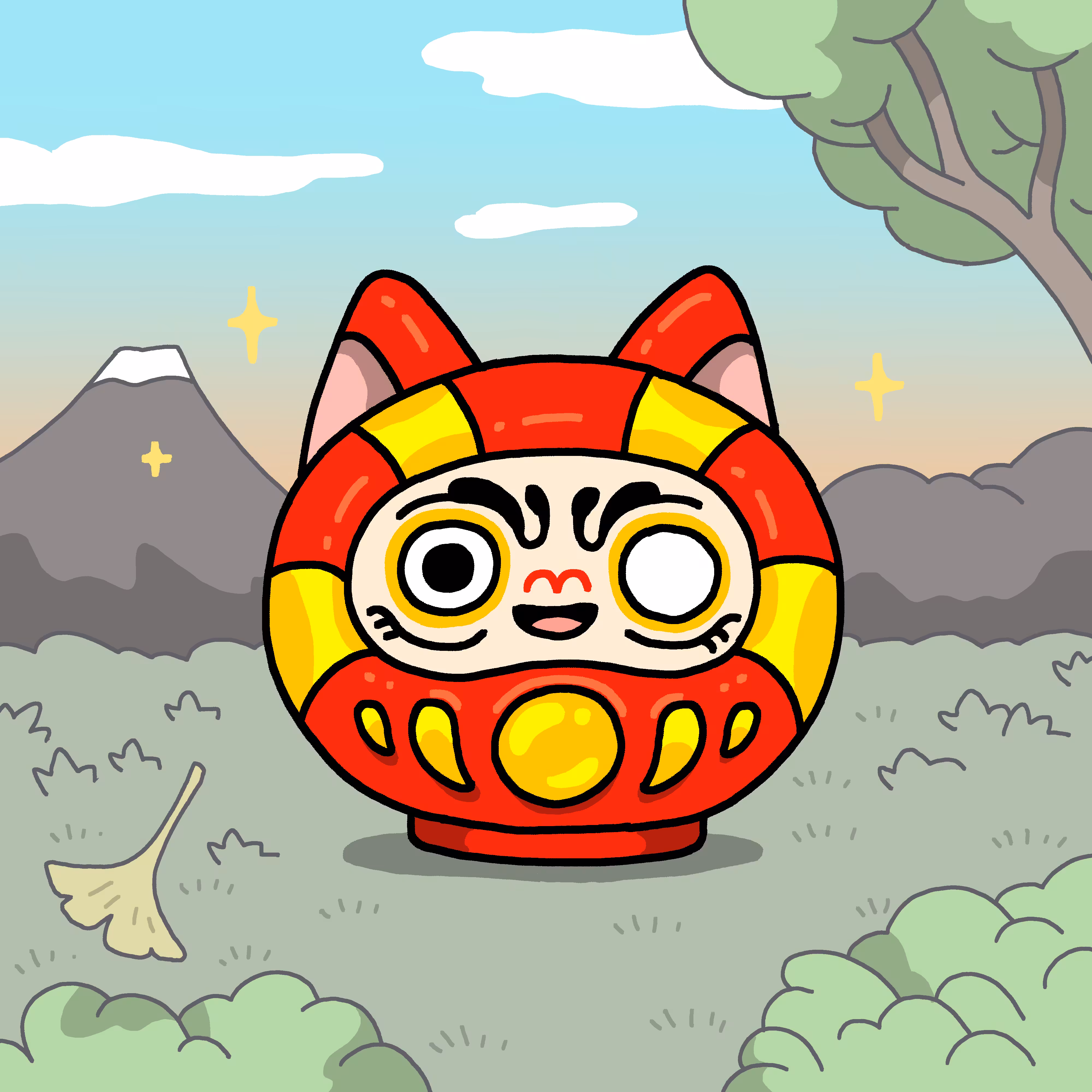 Neko Daruma
