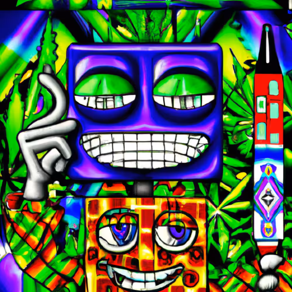 Stoned Robot #14