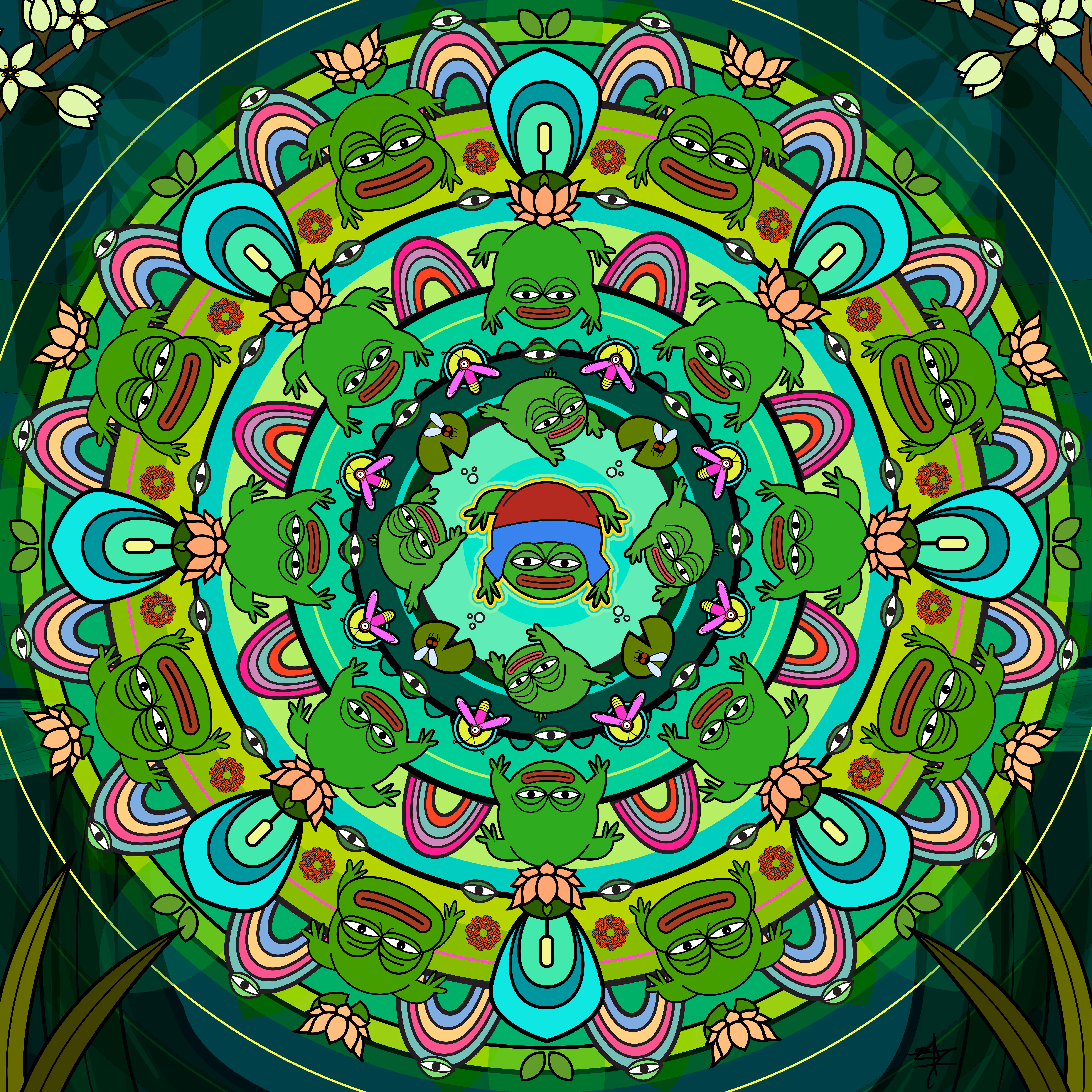 The Pepe Mandala: A Memetic Journey to Transcendence