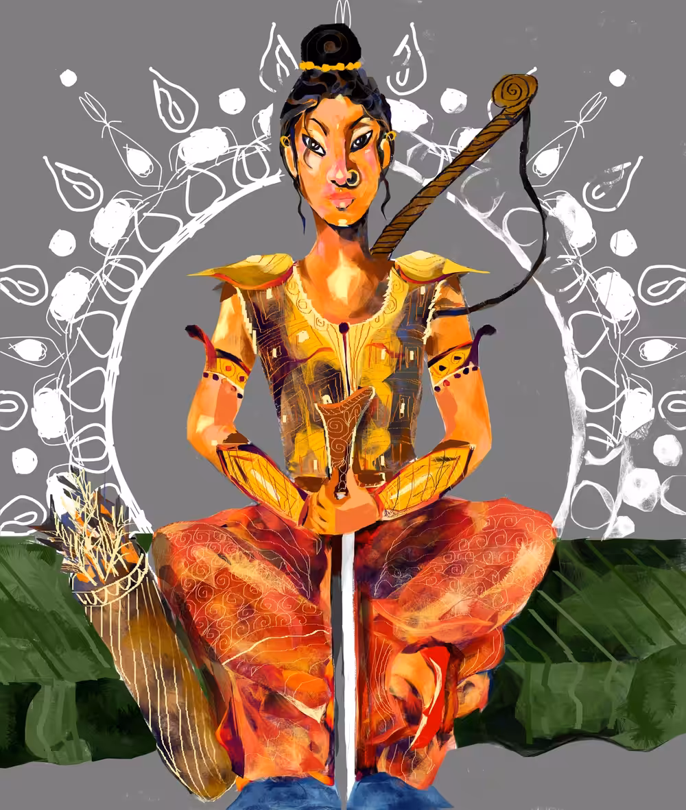 Chitrāngadā - In Repose