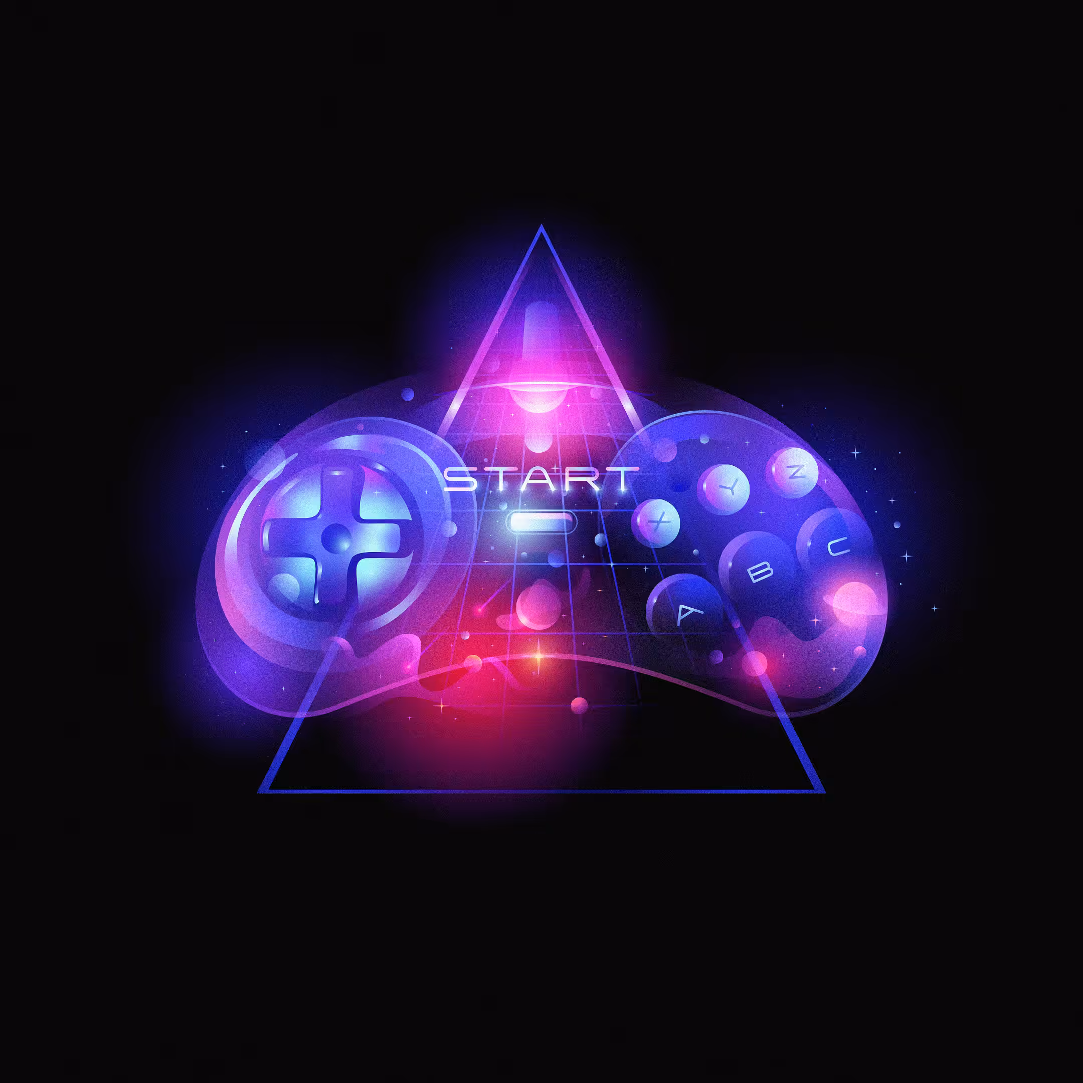GAMEPAD RETROWAVE