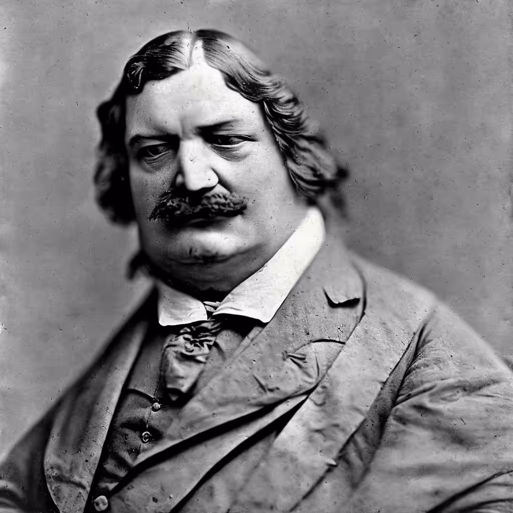 Portrait of Balzac by Nadar 