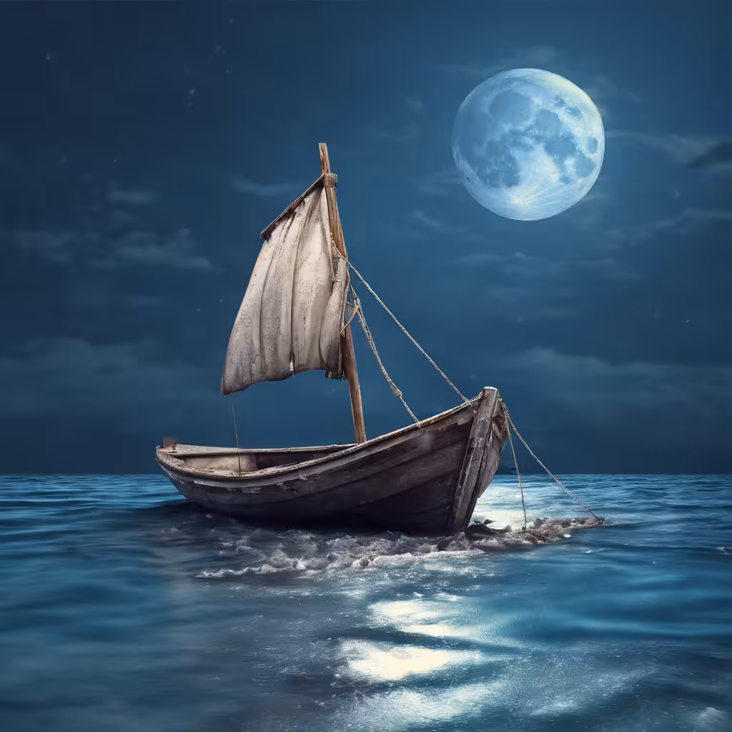 Lonely boat 
