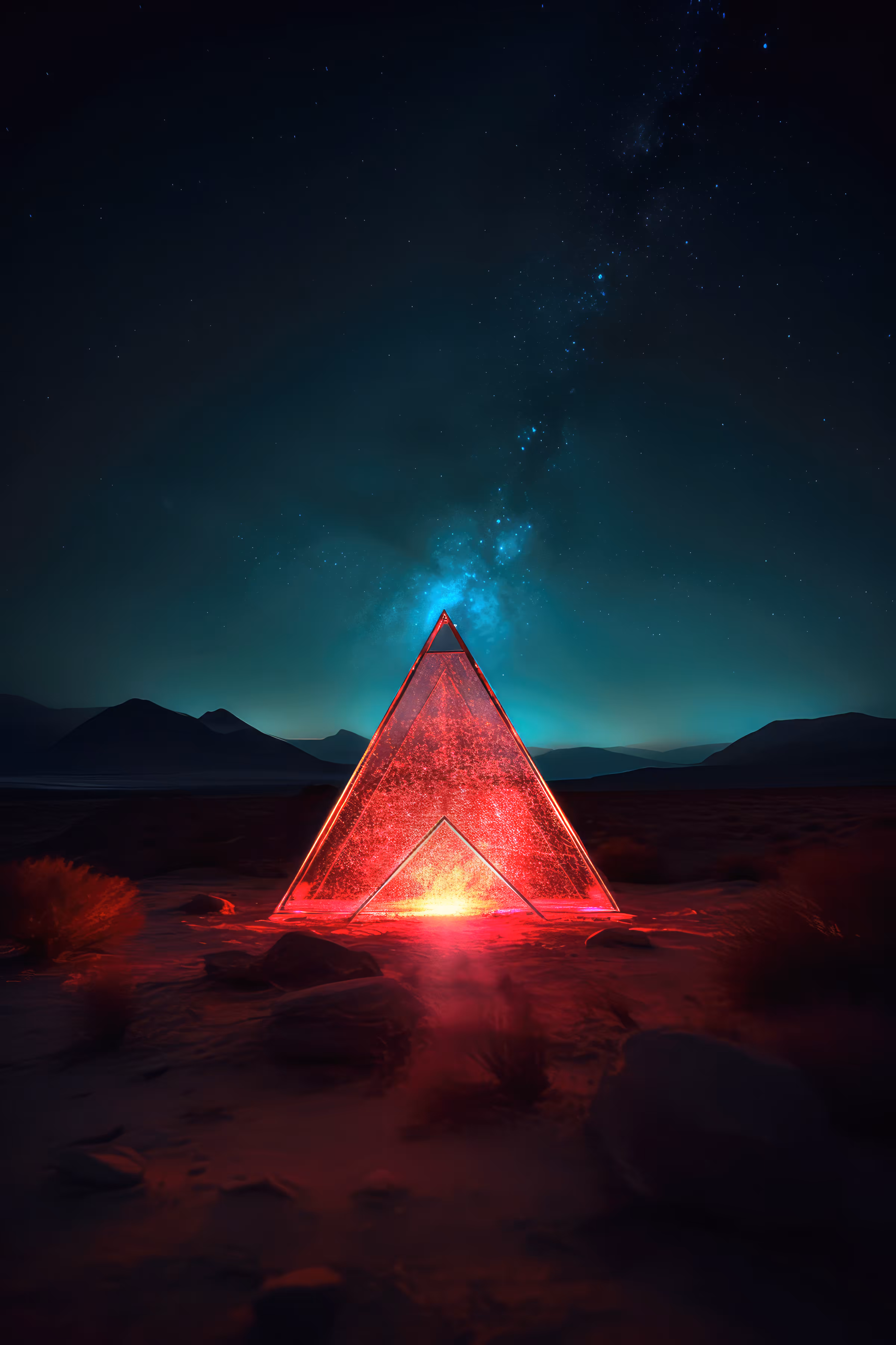 BLACK LIGHT DISTRICT #2 - Red Triangle Desert
