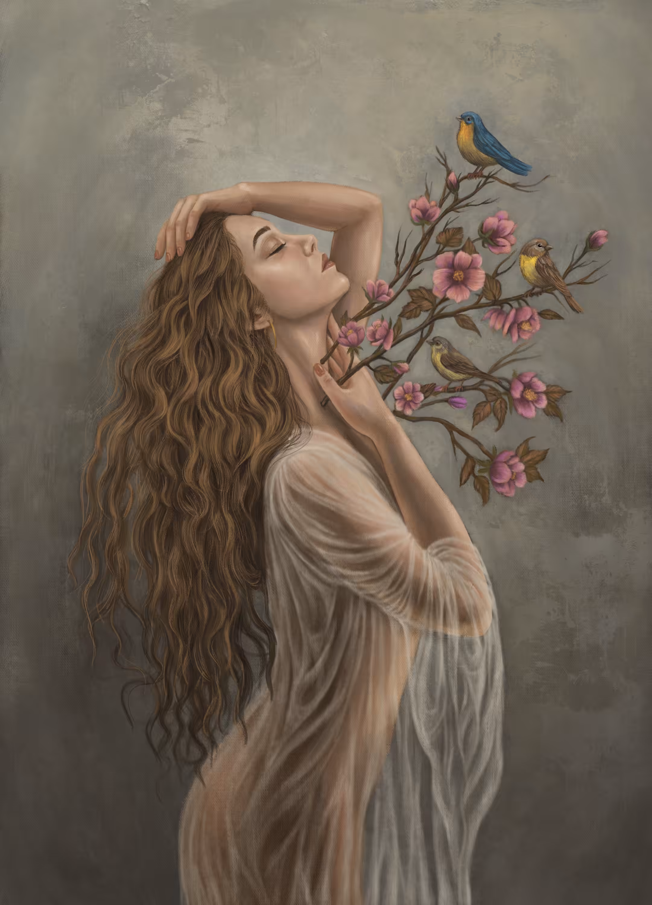 Between breath and bloom 
