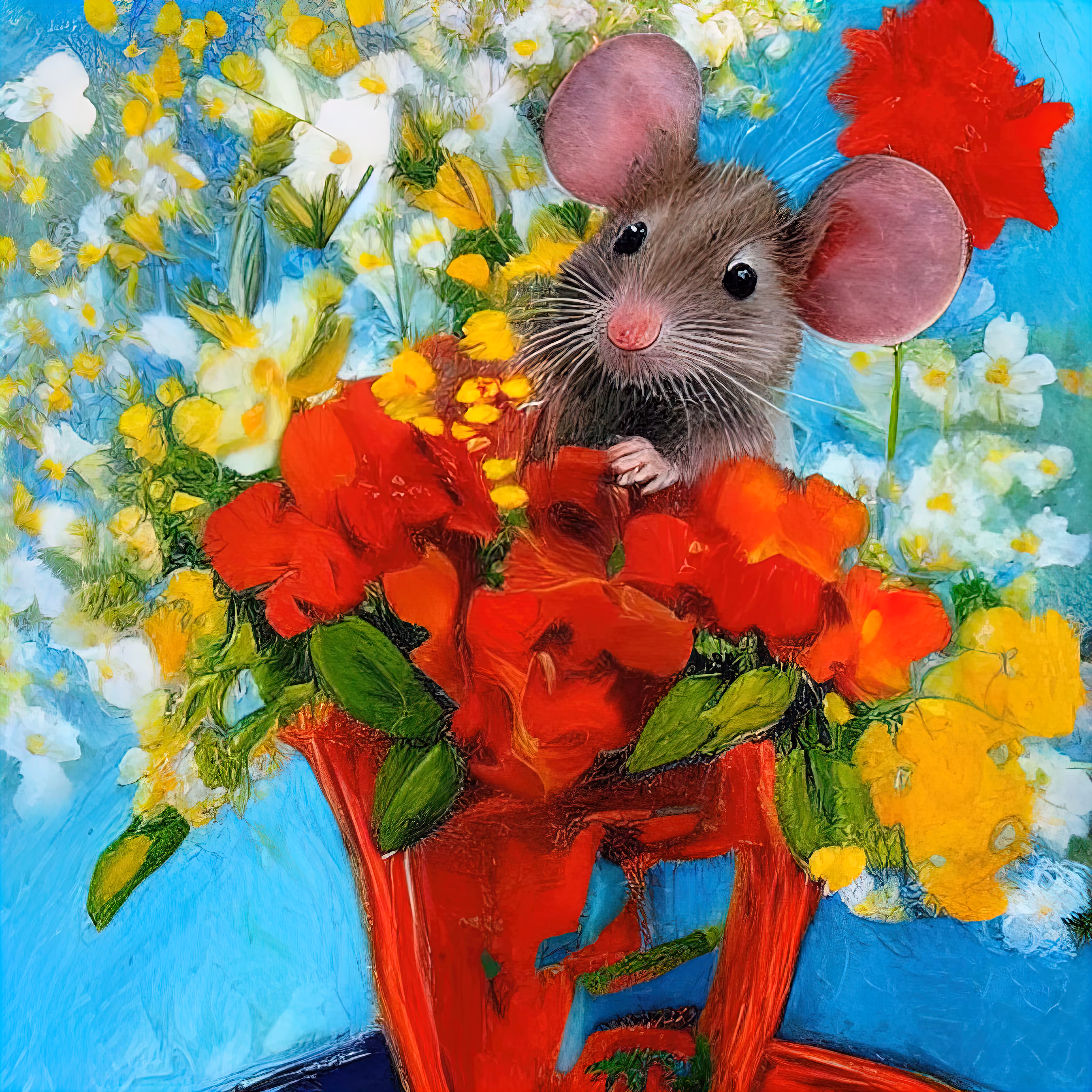 Flower mouse