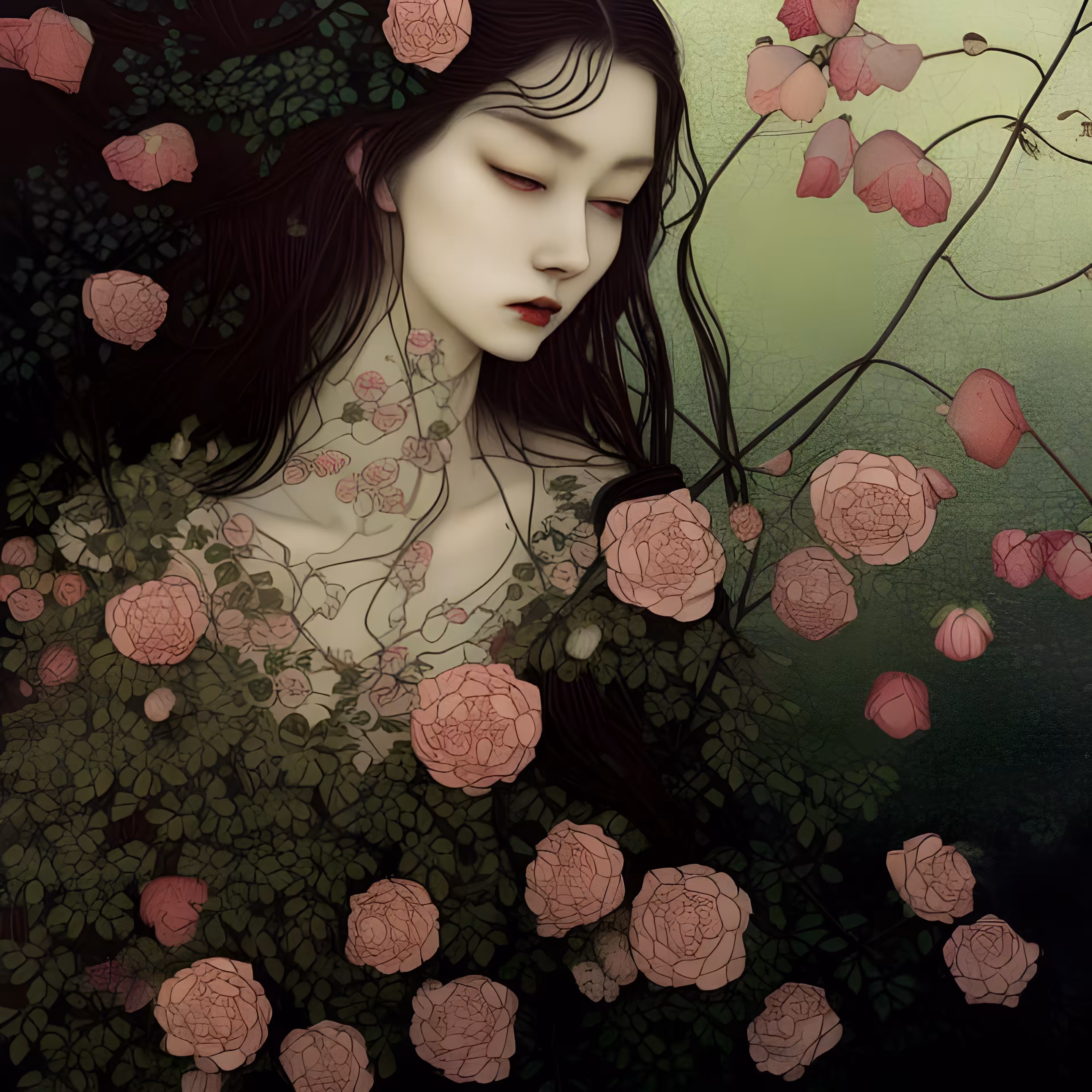 In the peony garden #1