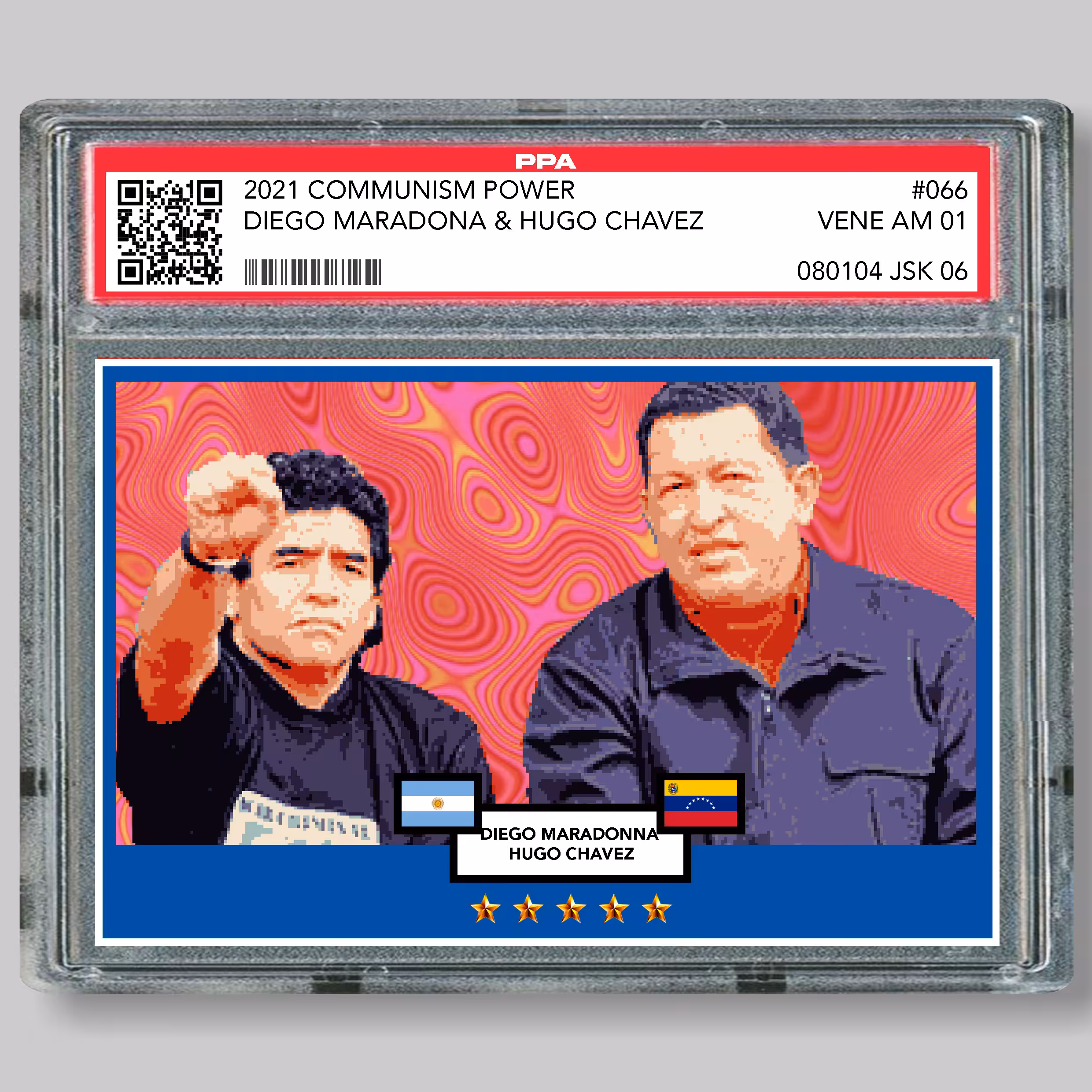 066 Diego Maradona and Hugo Chavez , "Communism power"