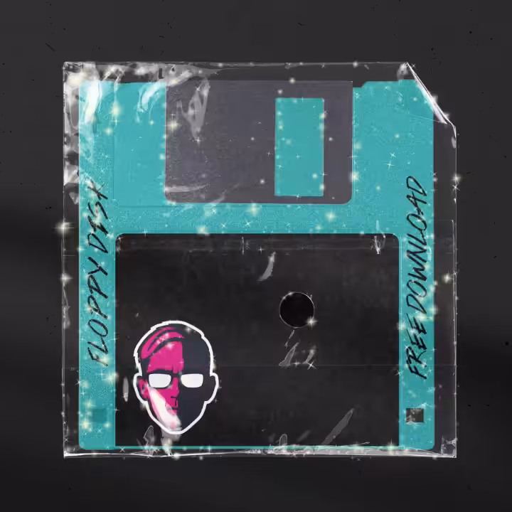 Legendary Blue Floppy Disk #001 - by taylor.wtf