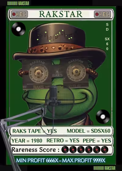 Rodeo posts: RAKSTAR PEPE CARD