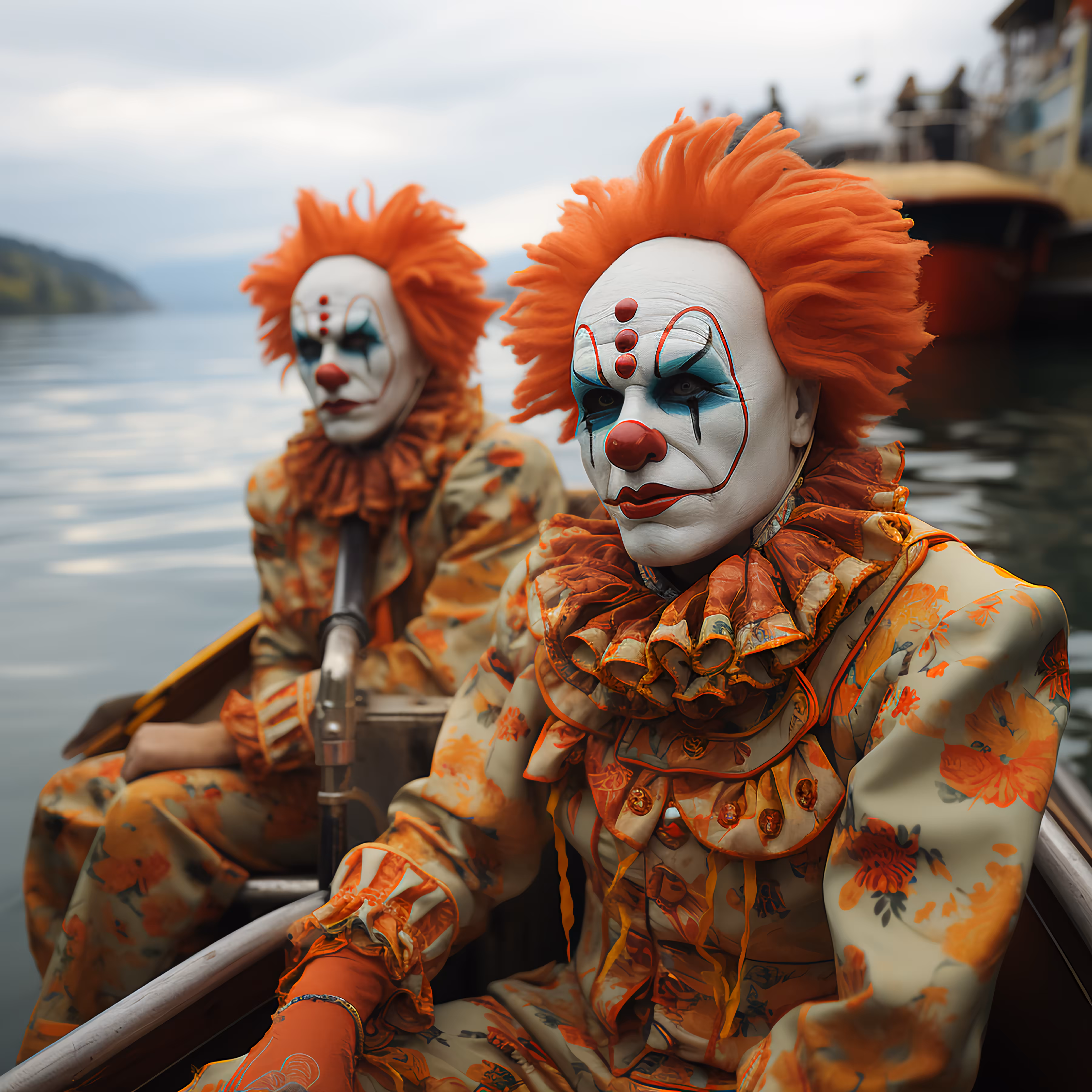 Clowns on Boats