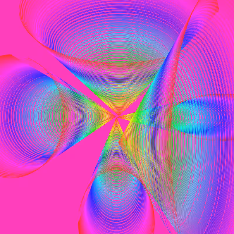 Fibonacci Rainbow Spiral v2 variation 3 #3