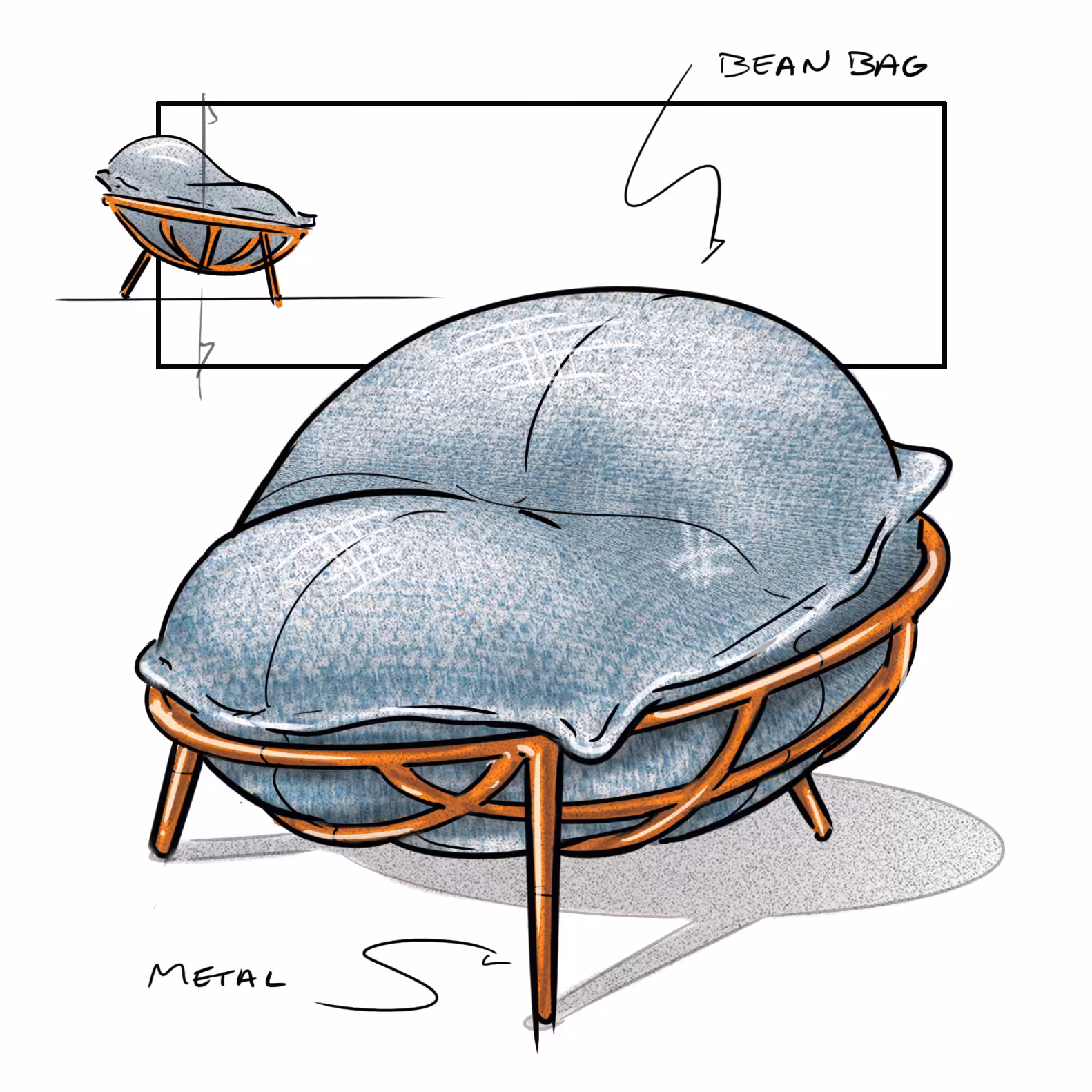 Bean Bag Chair #013