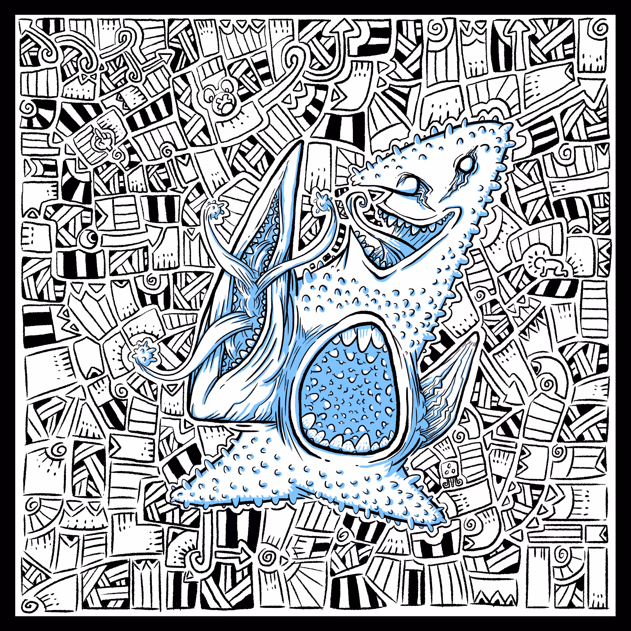 creature 006 Lineart