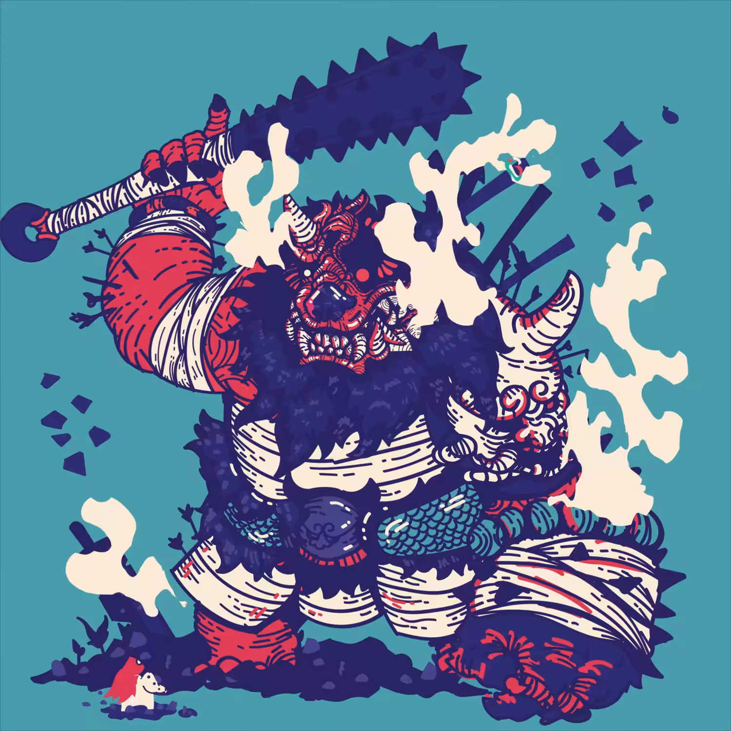 WOLF MARK YAK giant warrior # 61