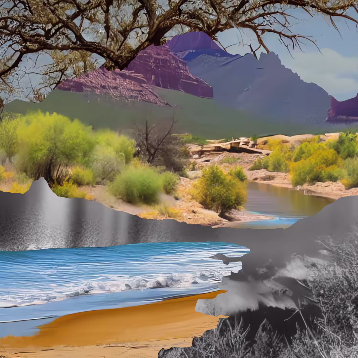 Land Sea and Sky (Short-Form): 16C-995Land-61Mountains-69Sea-57Sky