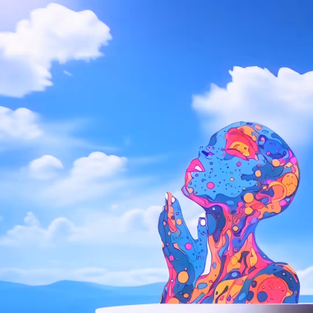 Oxi in the clouds with butterflies - #OXY - #an1