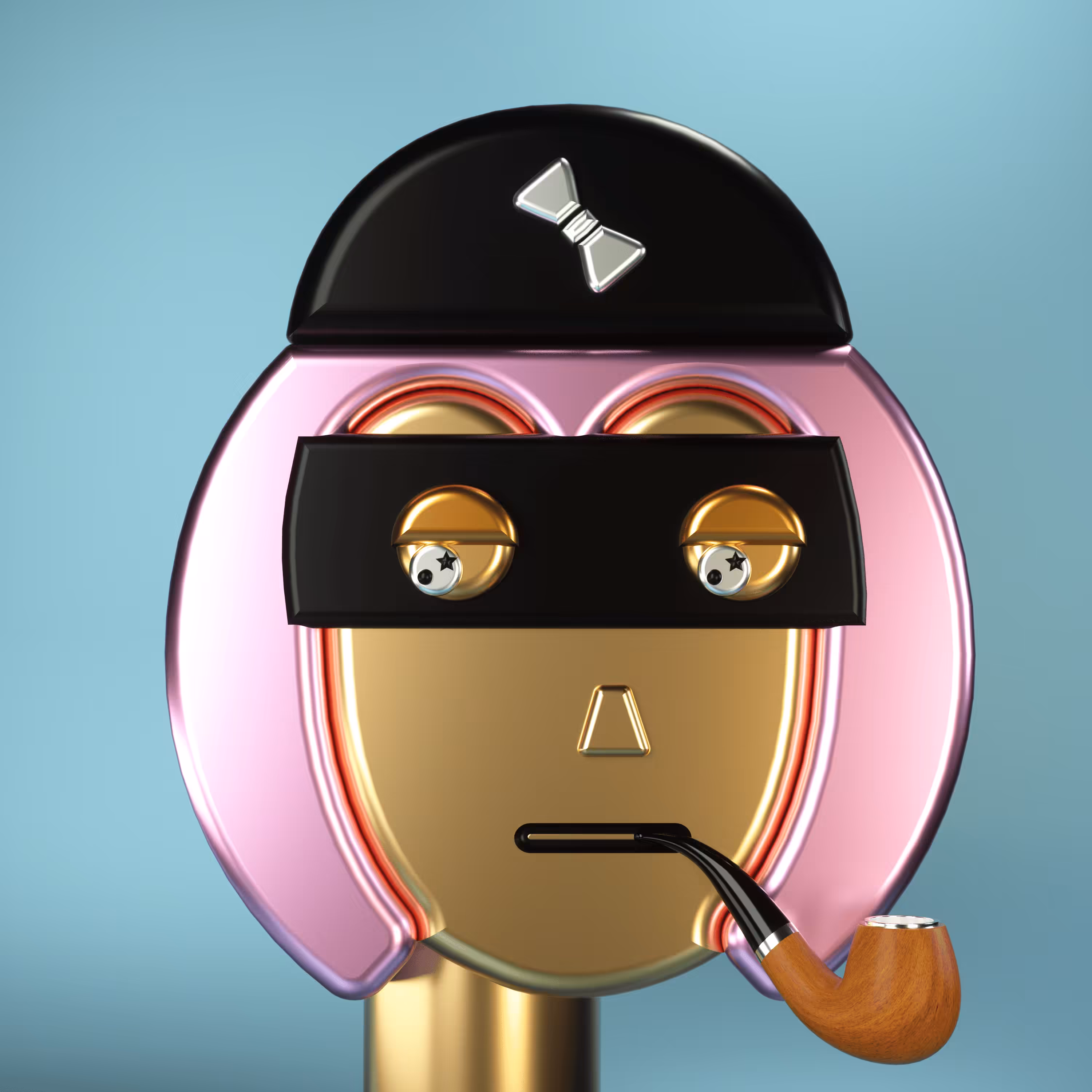 3D Chrome Punk #1010