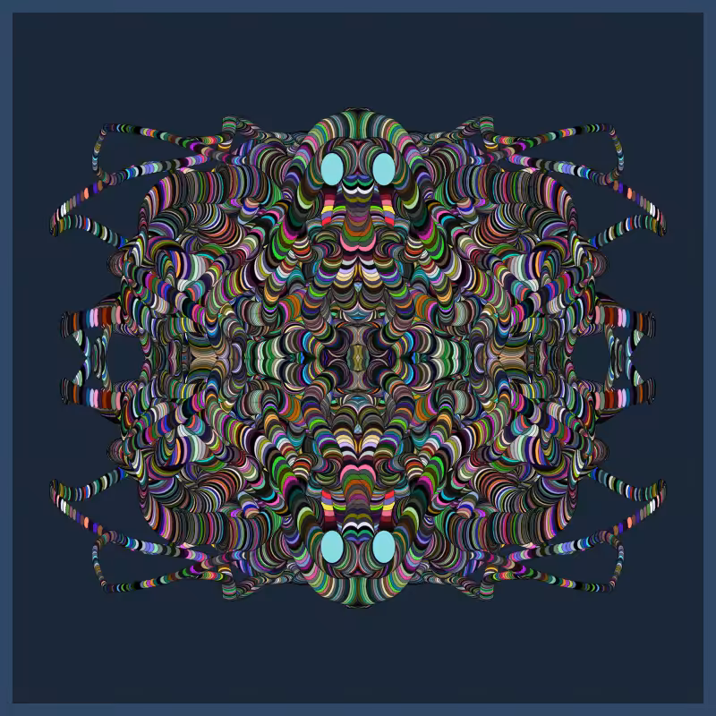 Symmetric Perlinized Ellipse #19