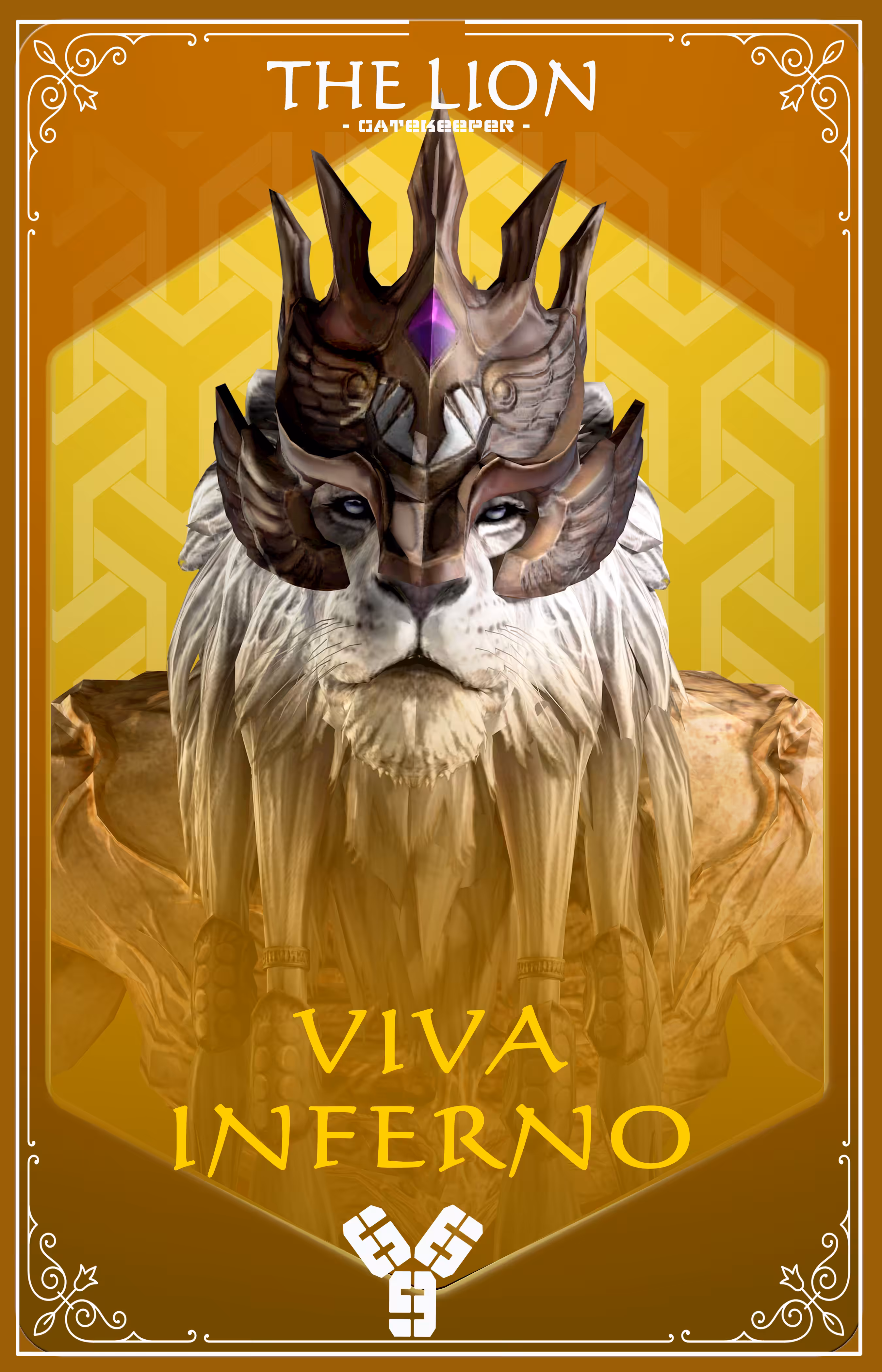 VIVA INFERNO - Character Setcard #3 - THE LION