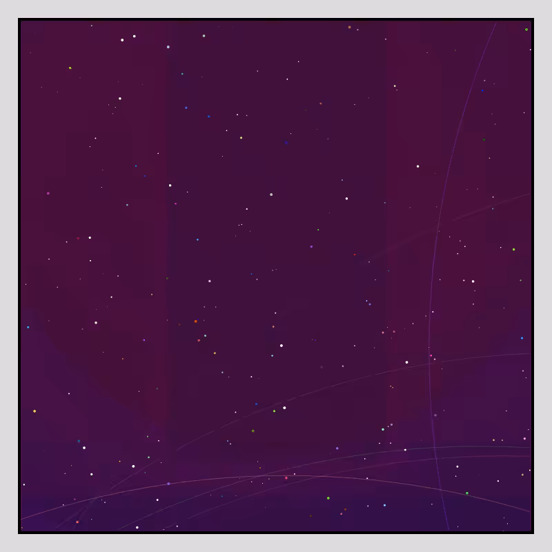 Color Field Starry B #126