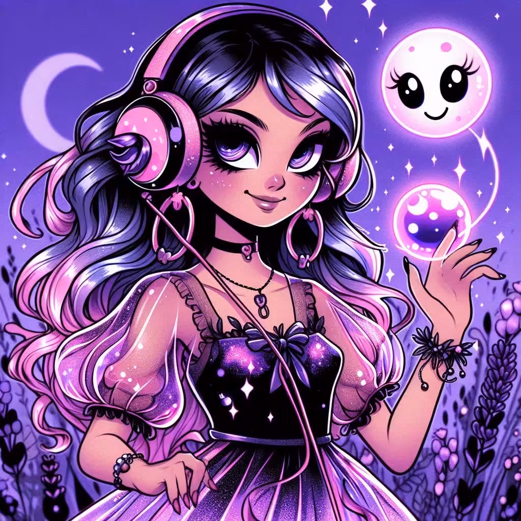 Living in Fantasy: Purple night