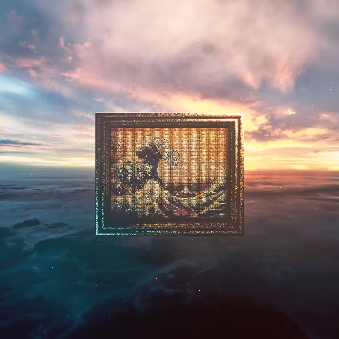 The Great (Particle) Wave off Kanagawa