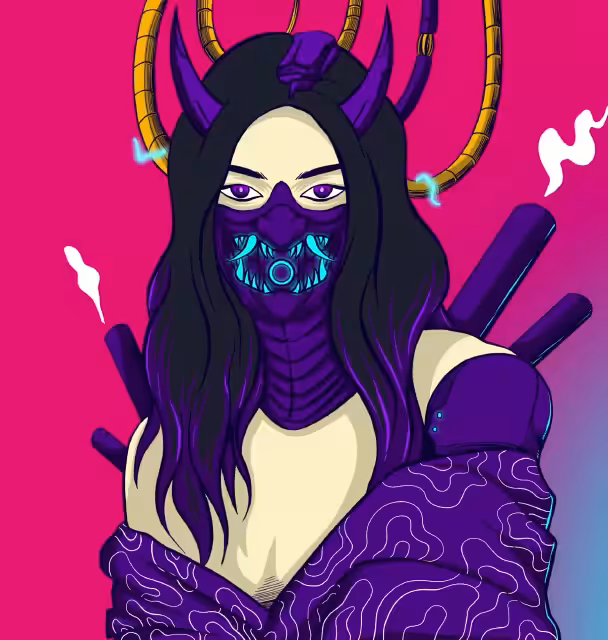 Cyber Oni Mask