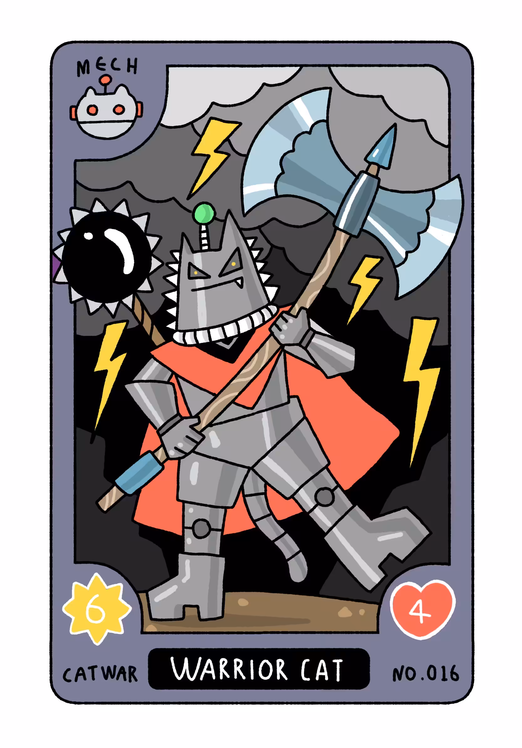 Cats War Card Pack 1 #9
