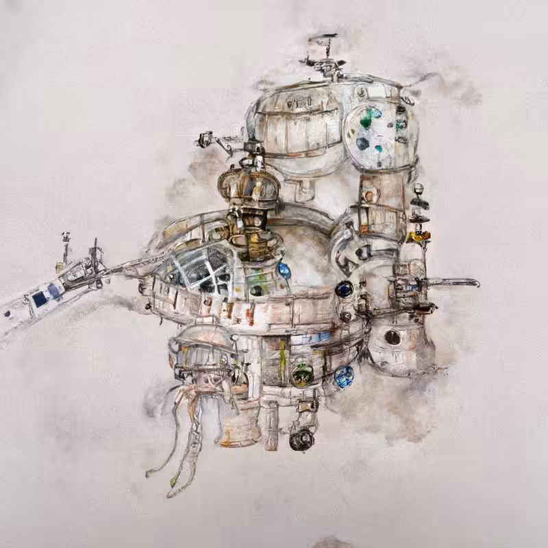 Utopian Space Castles #79