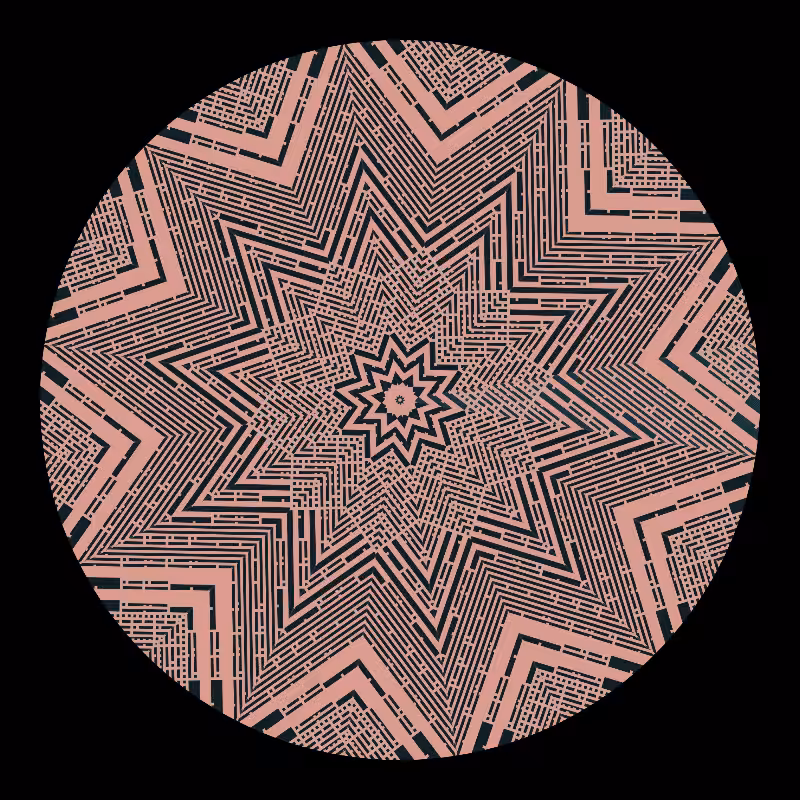 Binary kaleidoscope #34