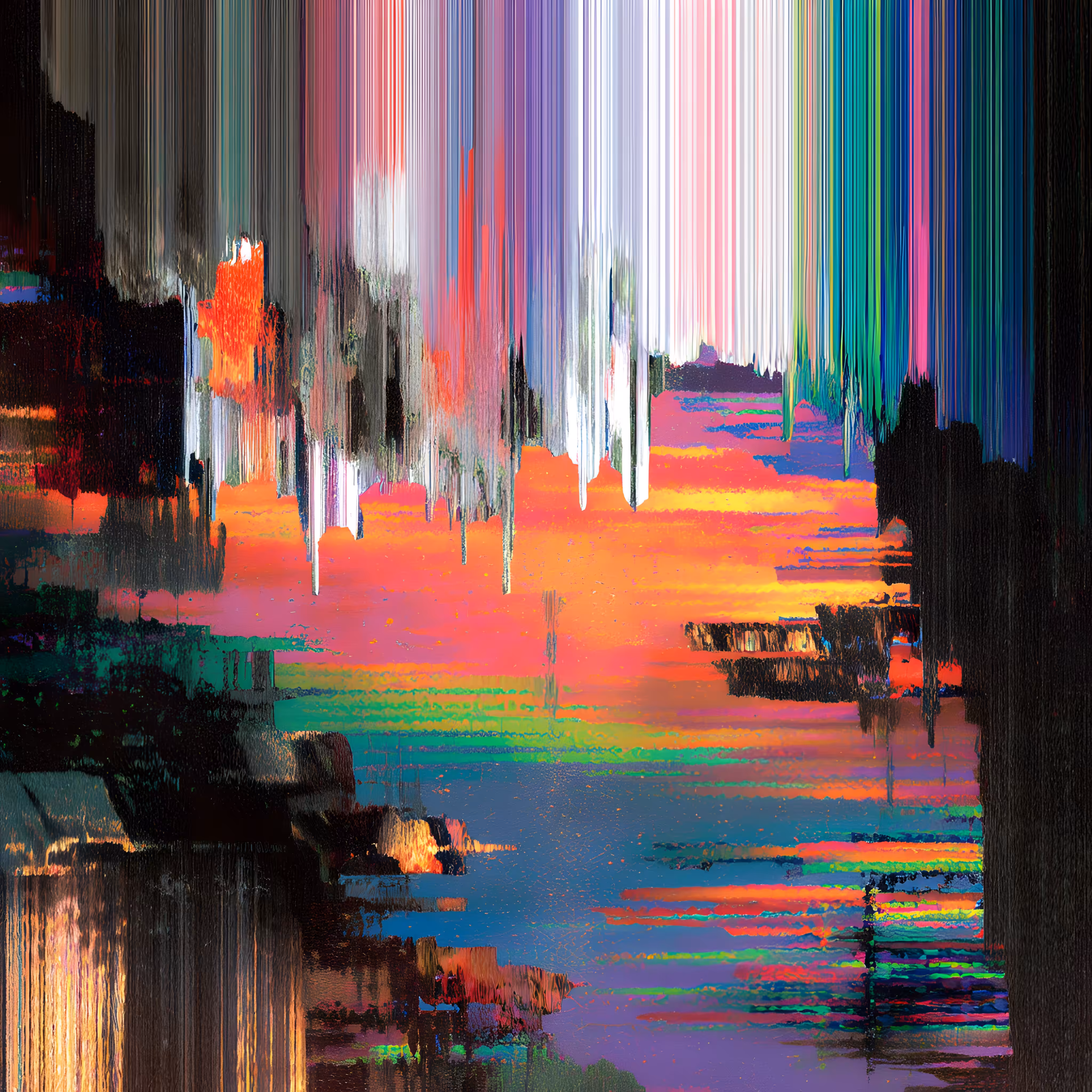 Fractured Sunset 