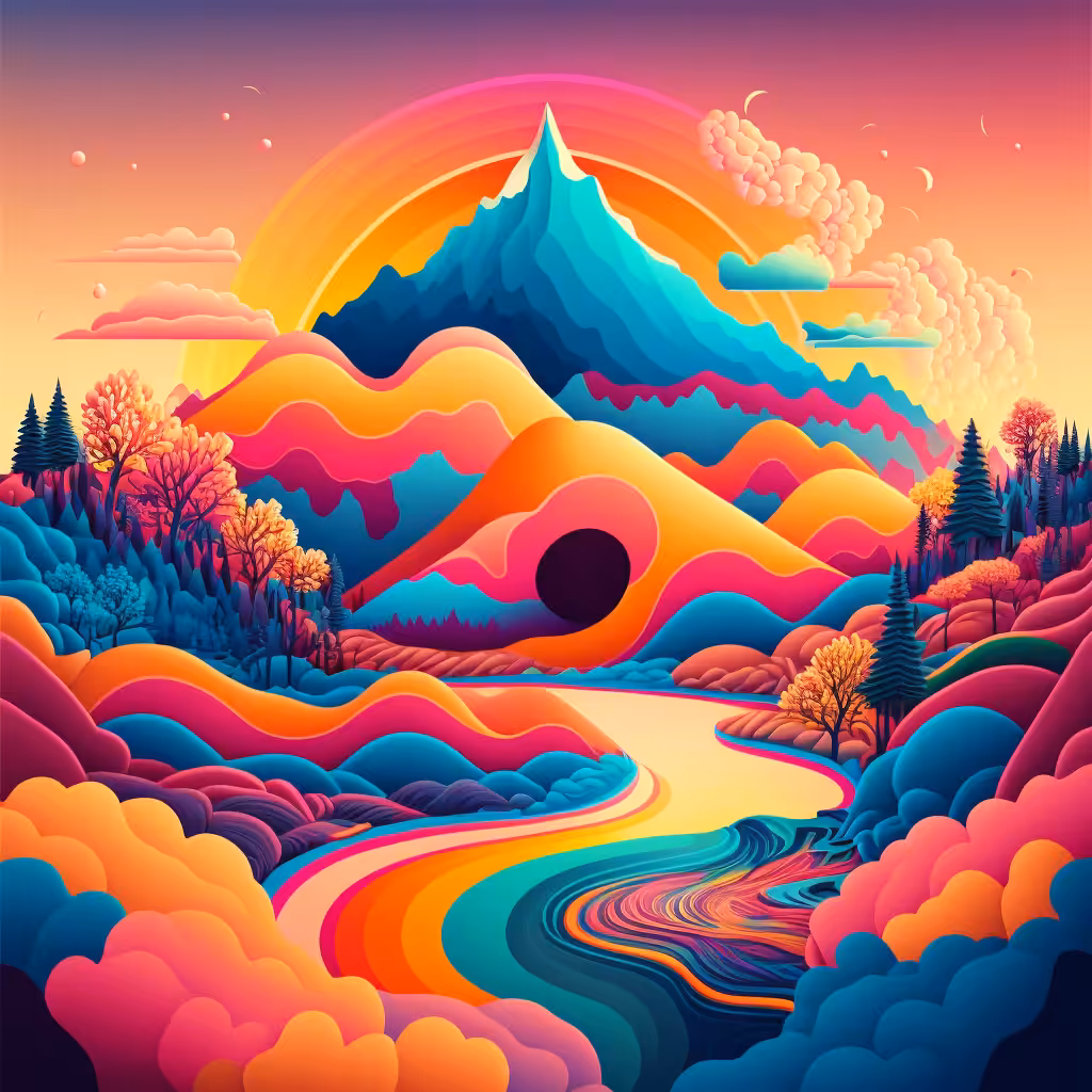 Psychedelic Landscape #44