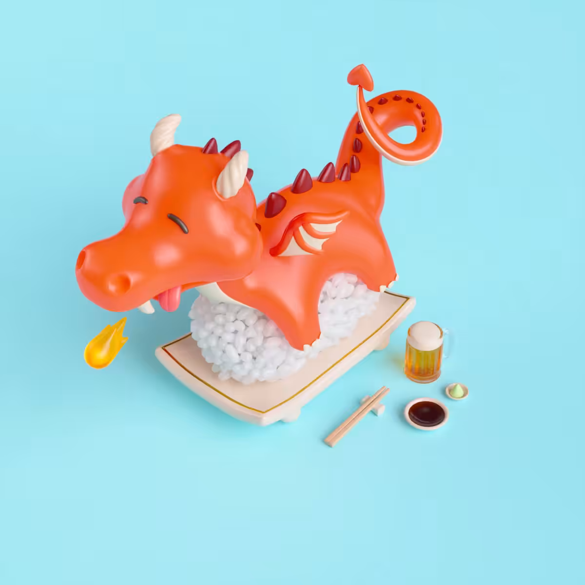 Zoo-shi Red Dragon