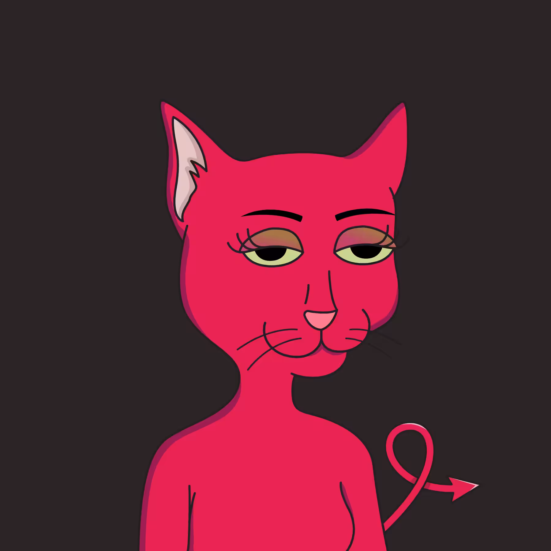 Girl Cat #162