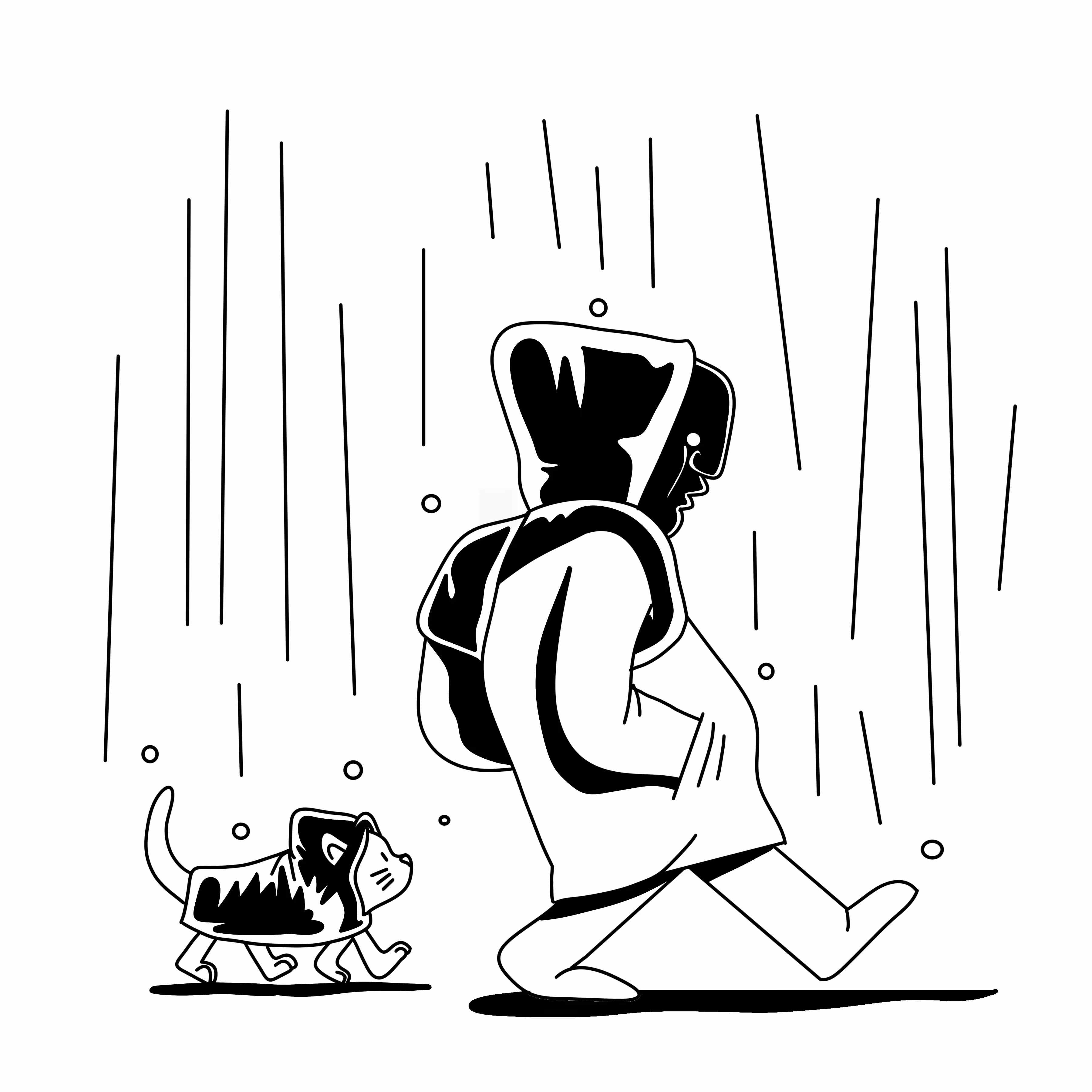 light rain