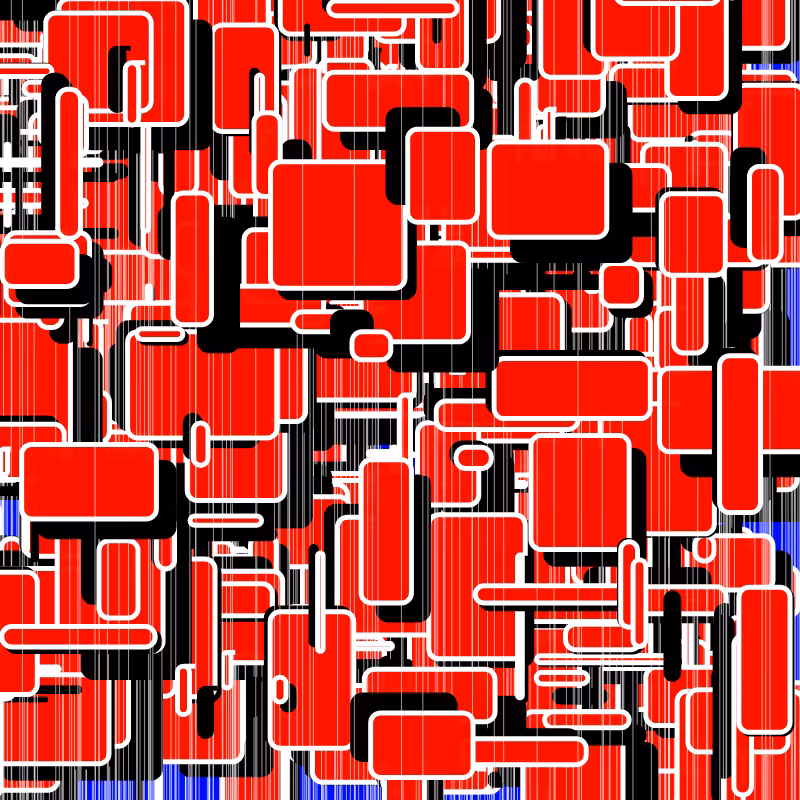 Red Rect 1950 #5