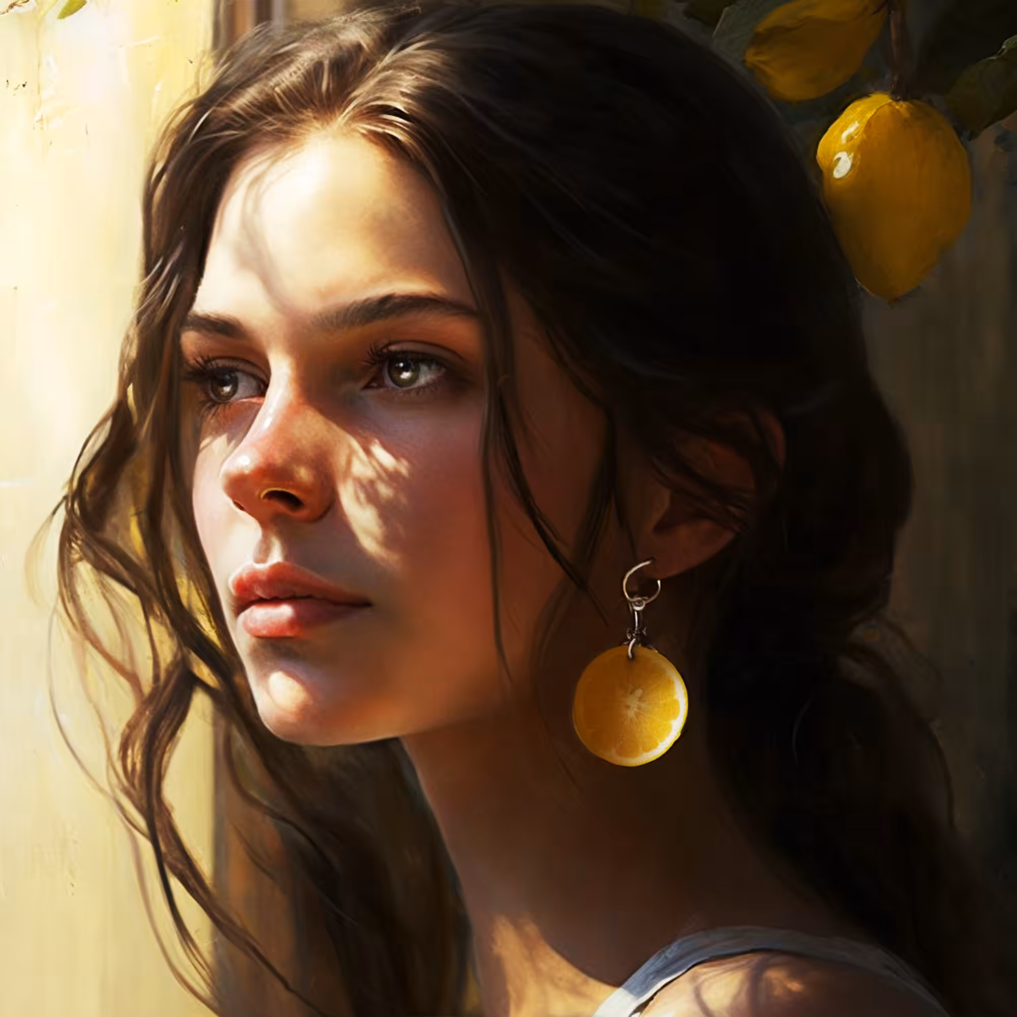 Girl with an earring #005