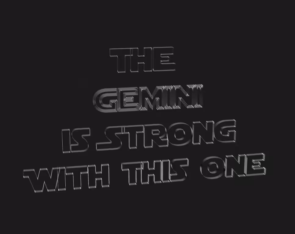 Meta Trinkets: The "Gemini" Is Strong With This One