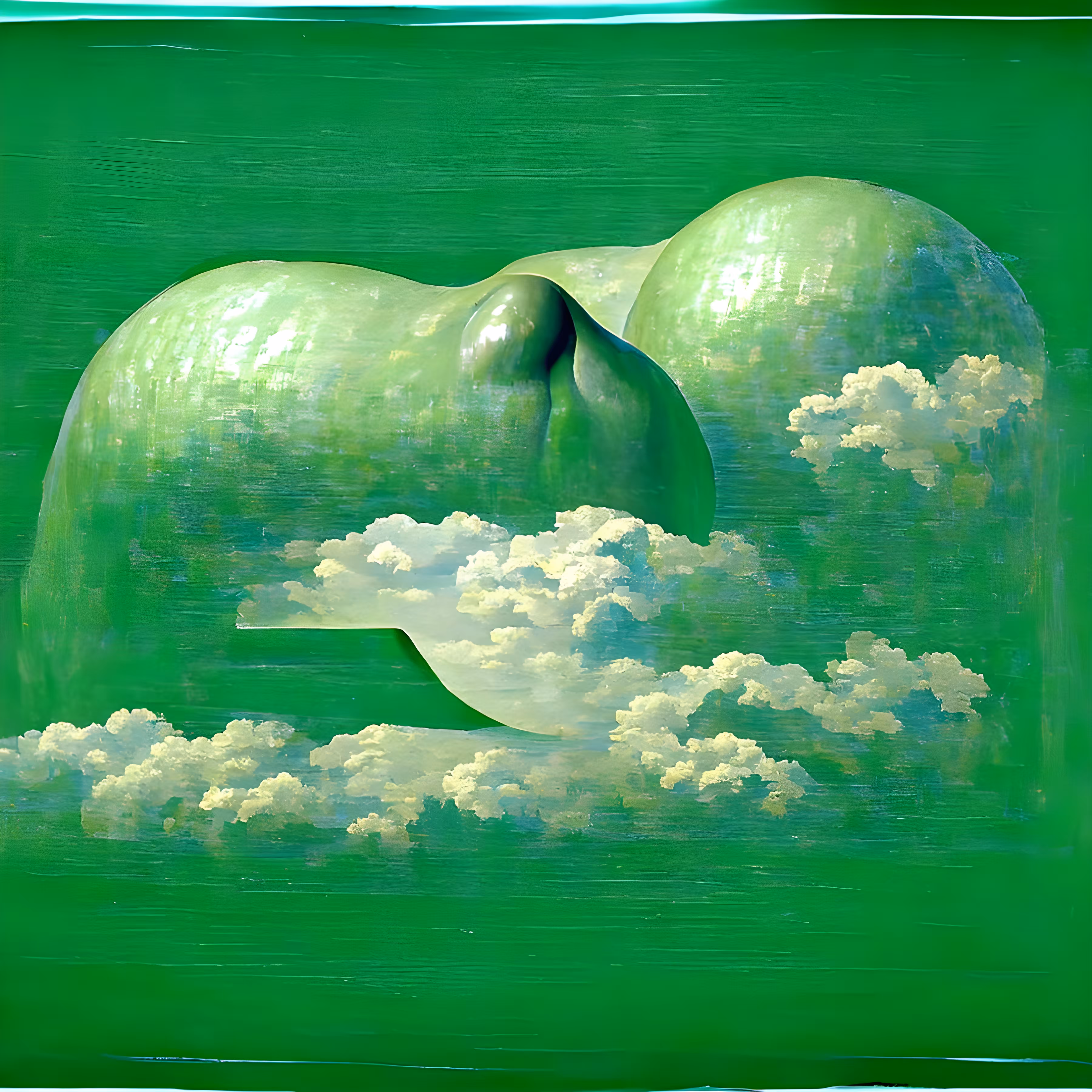 Phthalo Green 8K By René Magritte