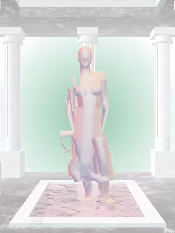 HeavenComputer: The Threatening Multichrome Haze Woman #5004